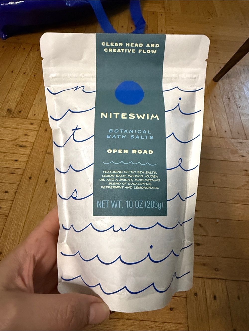 Open Road Botanical Bath Salts — Blue